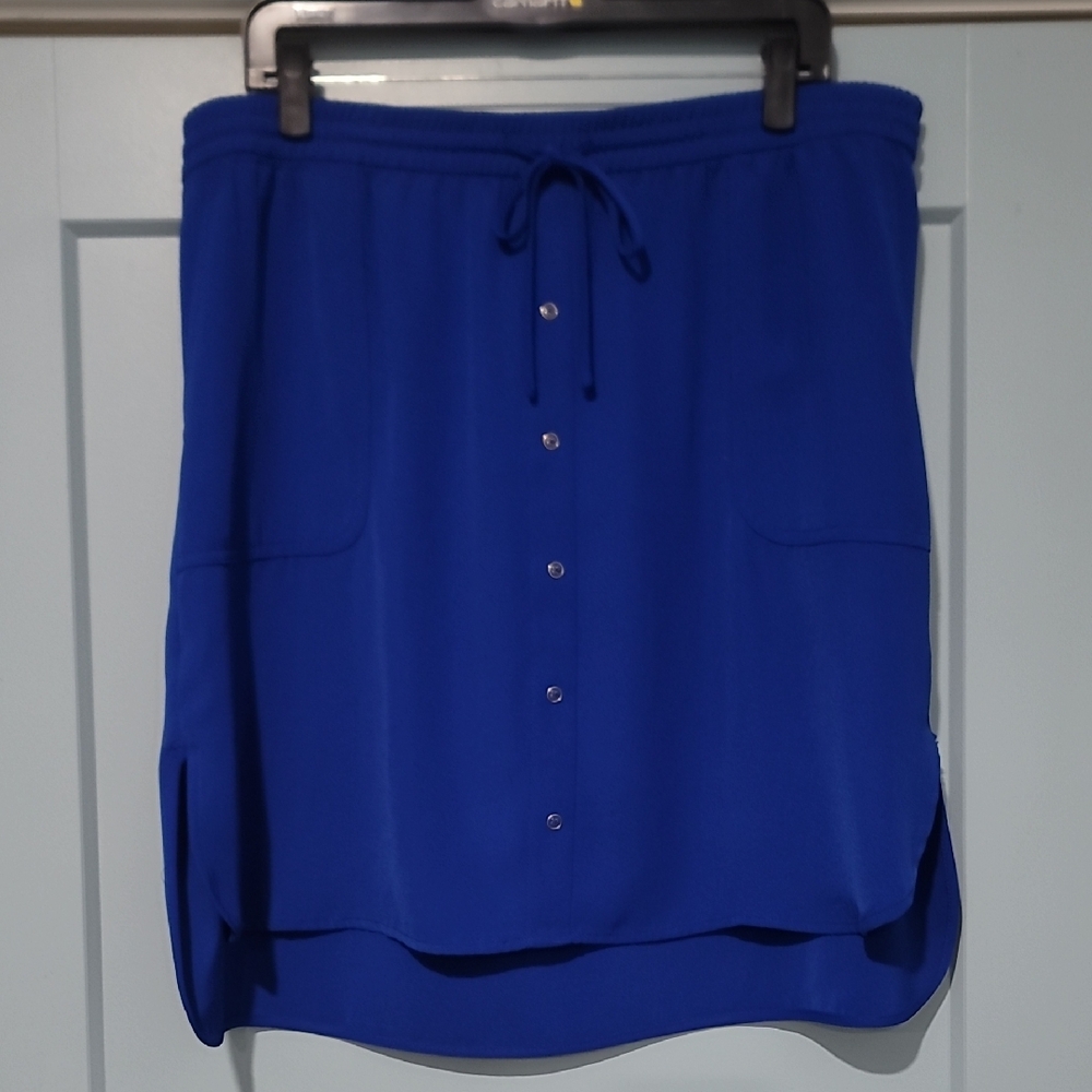 Apt. 9 Vibrant Blue Mini Skirt